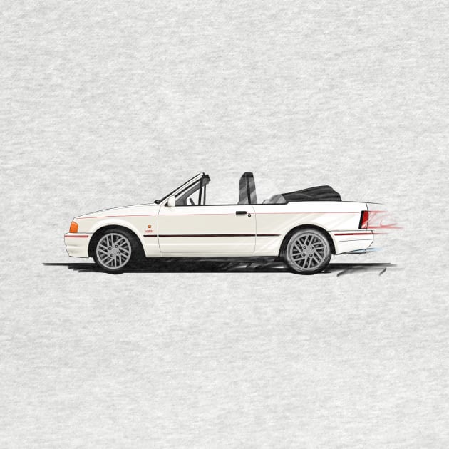 Ford Escort Xr3i Cabriolet - Roadside Icons by y30man5